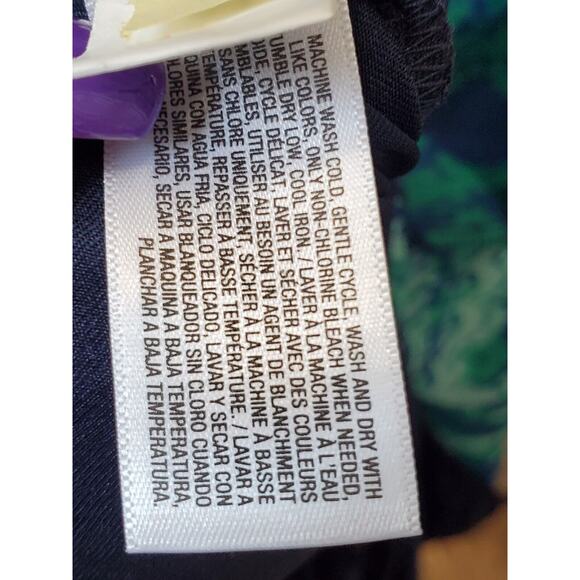 Old Navy Women's Blue & Green Polyester Off The Shoulder Long Maxi Dress Size S - Picture 11 of 14